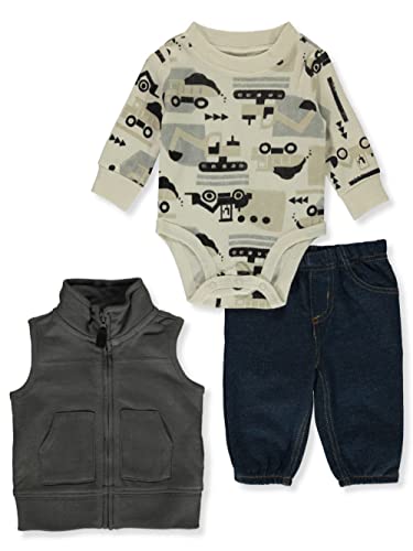 Image of Carter's Baby Boys 3 Piece Little Jacket Set (Polar Bear)