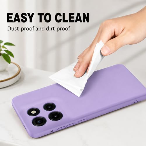 Image of Back Cover for Motorola Edge 60 Stylus 5G | Full Camera Protection | Premium Liquid Silicon Case | Flexible Bumper Case for Motorola Edge 60 Stylus 5G (Purple)