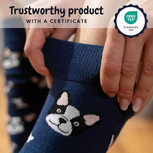 soxo Hund Katze Socken Damen Geschenke Für Männer Herren Socks Geschenk Für Frauen 35-40 Hund