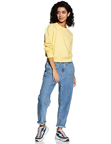 Image of Amazon Brand - Symbol Women's Cotton Crew Neck Sweatshirt (Available in Plus Sizes)