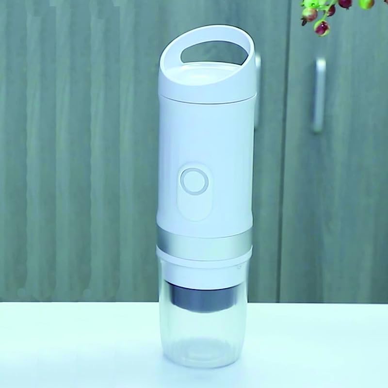 Miniatura 8 de Cafetera eléctrica portátil para café expreso, máquina de café de viaje, cafetera de auto calentamiento con tipo C, con café molido y cápsula NS