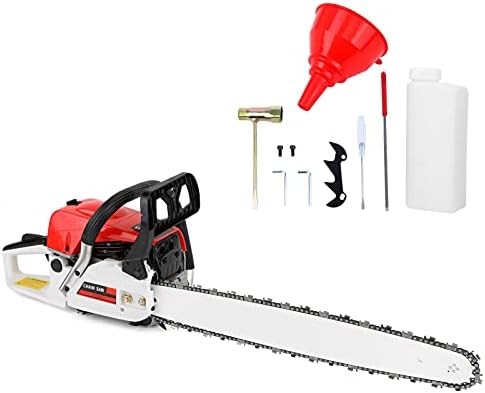 52CC Gasoline Chainsaw Cutting Wood Gas 