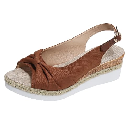 Sabot bois cuir rouge et sandales compensées pour une allure estivale sophistiquée