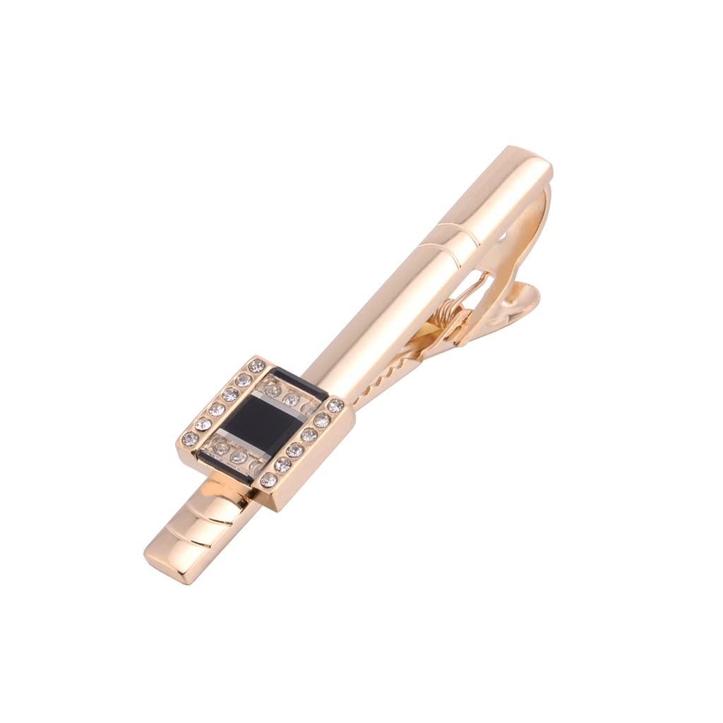Zweifarbige Quadratische Business Französische Manschettenknöpfe Silber Metall Diamant Herrenmanschettenknopf Manschettennägel (Color : A, Size : One Size)