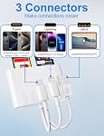Memory Stick Pro Duo Adapter - XD Picture Card Reader for iPhone/USB C/A, 4 in 1 SD/TF/MS/XD Card Reader Adapter with Lightning USB-A USB-C Ports Support iPhone 16/15/14/13/iPad/PC/Android/Laptop