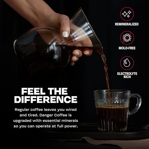 Danger Coffee by Dave Asprey, Remineralized, Mold Free & Lab Tested Whole Bean Coffee, Medium Roast, 10.9 Ounce - Image 3