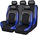 Produktbild qsms01 Autositzbezüge Kompatible für Toyota Supra MA70 / MA71 3.Generation 19861992  Atmungsaktiv, Bequem, Leicht zu Reinigen, Wasserdicht, Langlebig, Maßgeschneiderte,D/Blackblue