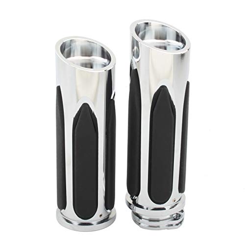 Motorcycle Hand Grips 1Inch Chrome Soft Touch Handle Grip Cable Throttle For Touring Street Glide Flh Sportster Xl Dyna Softail Vrsc Xr #TOP2
