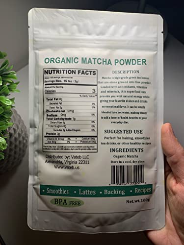 Té Matcha en polvo orgánico RAW miniatura 6