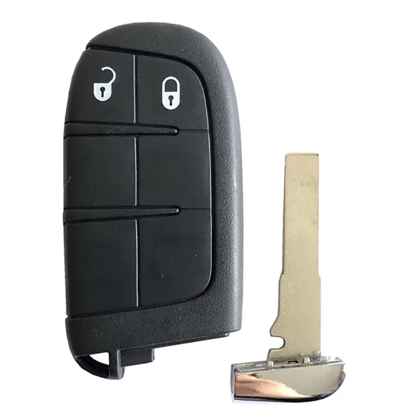 care-car-key Replacement Key Shell for Jeeep with Compass 2 Buttons Smart Key Remote Shell Replacement Cover only