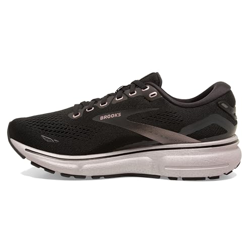 Brooks Brooks Women's Ghost 15 Neutral Running Shoe - Black/Rosegold - 5 Medium