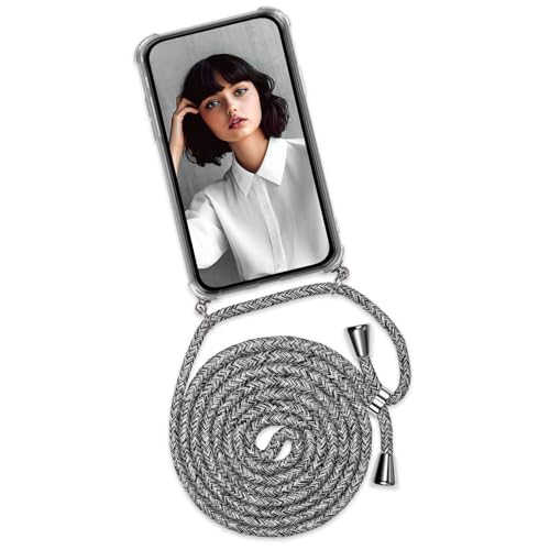 Coque Samsung Galaxy A35 5G ONEFLOW Twist Case amovible avec cordon gris blanc