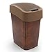 CURVER Abfallbehälter 25L Flip Bin Leather Design Schwingdeckel Mülleimer Küche Haushalt