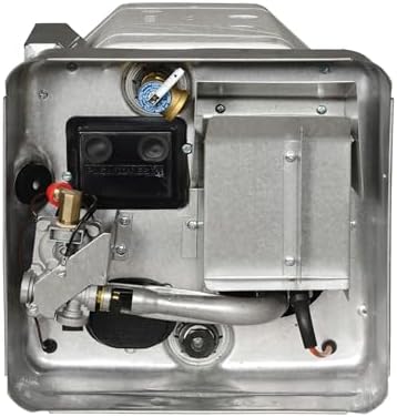 Suburban Advantage RV Tank Water Heater SW10DE - 10 gallon Porcelain Lined Steel Tank with Direct Spark Ignition (DSI) and Incoloy Electric Element (5243A)