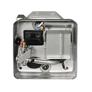 Suburban 5243A Water Heater Sw10De W/H 10 Gal Dsi/Electri, Silver & Black