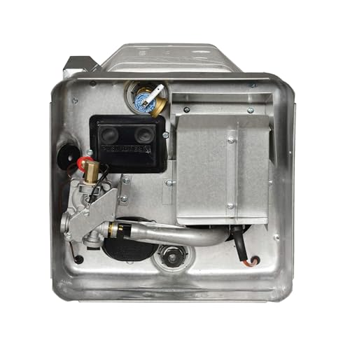 Suburban Advantage RV Tank Water Heater SW10DE - 10 gallon Porcelain Lined Steel Tank with Direct Spark Ignition (DSI) and Incoloy Electric Element (5243A)