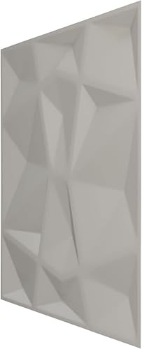 Miniatura 4 de Ekena Millwork 19 58 pulgadas de ancho x 19 58 pulgadas de alto, Niobe EnduraWall decorativo 3D, óxido metálico envejecido (cubre 2.67 pies cuadrados