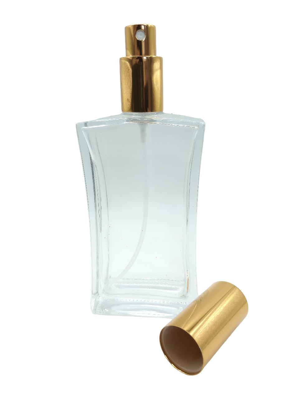 Zénitude Glassworks Gold Empty Glass Perfume Bottle 100Ml