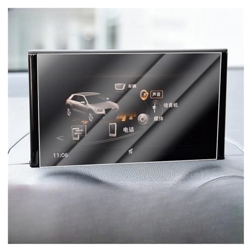 Film de protection en verre trempé pour navigation GPS Audi Q2 2016-2020 anti-lumière bleue