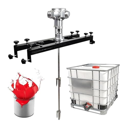 Agitadores de aire, mezclador de pintura con tanque de 1 tonelada, tamaño ajustable, hélice plegable, herramienta de mezcla de pintura de 1000 l, for agitador de disolvente de tinta(L5cylinders)