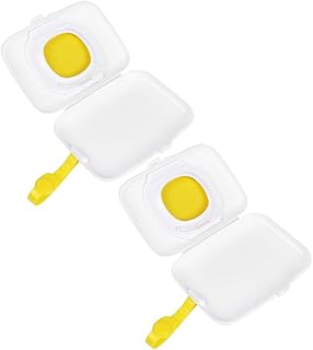 Zerodeko 2pcs Baby Wipes Box Wipe Holder Portable Wet Tissue Box Portable Wipe Dispenser Travel Dispenser Travel Baby Wipes Case Travel Stroller for Infant Baby Wipes Holder Wet Wipes Box