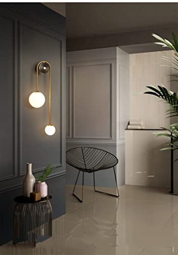 Aplique de pared moderno con bola de cristal para iluminar el salón 7