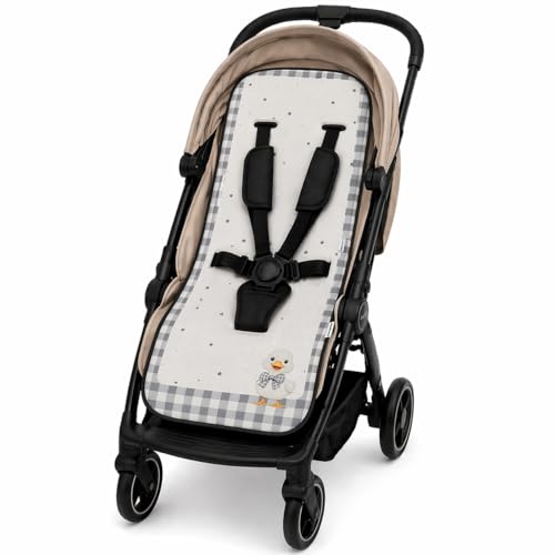 Colchoneta Silla de Paseo Universal Transpirable 3D para Bebé – Funda Carrito Verano Antisudor, Cojín Acolchado Silleta, Compatible con Cochecito, Ligera, Lavable – Danielstore