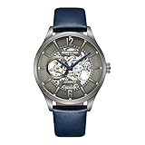 Kenneth Cole New York Luxury Watch for Men, Automatic Movement, Water Resistant, Sophisticated & Sleek Design, Blue, Standard, Automatic
