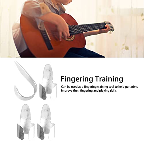 Protège-doigts de pouce de guitare, médiator de pouce de guitare robuste en métal facile à nettoyer Portable améliorer les compétences pour la pratique - Les Beatles, Paul McCartney, John Lennon, RIngo Starr, George Harrison Protège-doigts de pouce de guitare, médiator de pouce de guitare robuste en métal facile à nettoyer Portable améliorer les compétences pour la pratique – Image 6