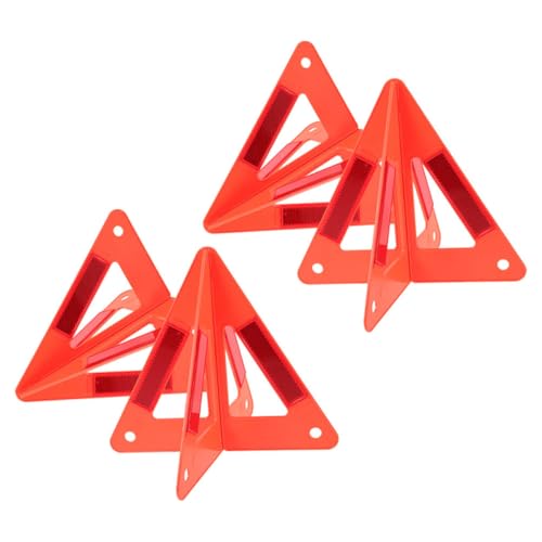 Triangle de sécurité voiture haute visibilité et base stable pour route