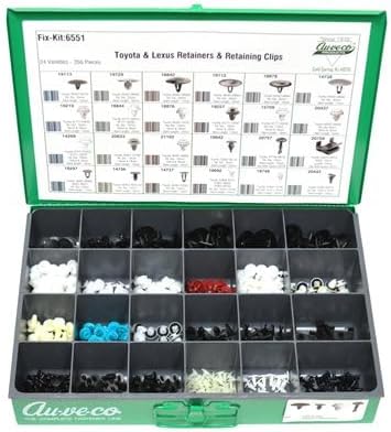 Auveco Toyota and Lexus RETAINERS and RETAINING Clips