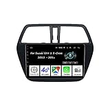  Autoradio Android Bluetooth Main Libre,Lecteur CD pour Voiture pour Suzuki SX4 2 S-Cross 2012-2016 8 Cores 2G+32G Autoradio Carplay Ccessoires De Voiture Brancher Et Utiliser Poste Radio Voiture