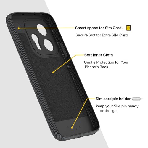 Image of Shockproof Case Compatible with Oppo Reno15 5G | Full Camera Protection | TPU Flexible Back Cover for Oppo Reno15 5G (Graphite Grey)