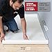 ROBERTS 70-198 Silicone Moisture Barrier Underlayment for Solid & Engineered Wood Floors & LVP - 31.5 in. x 76.25 ft. x 6 mil - 200 sq. ft. coverage