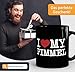MoonWorks Taza de café con texto en alemán «I love my penis Imagen de MoonWorks Taza de café con texto en alemán «I love my penis