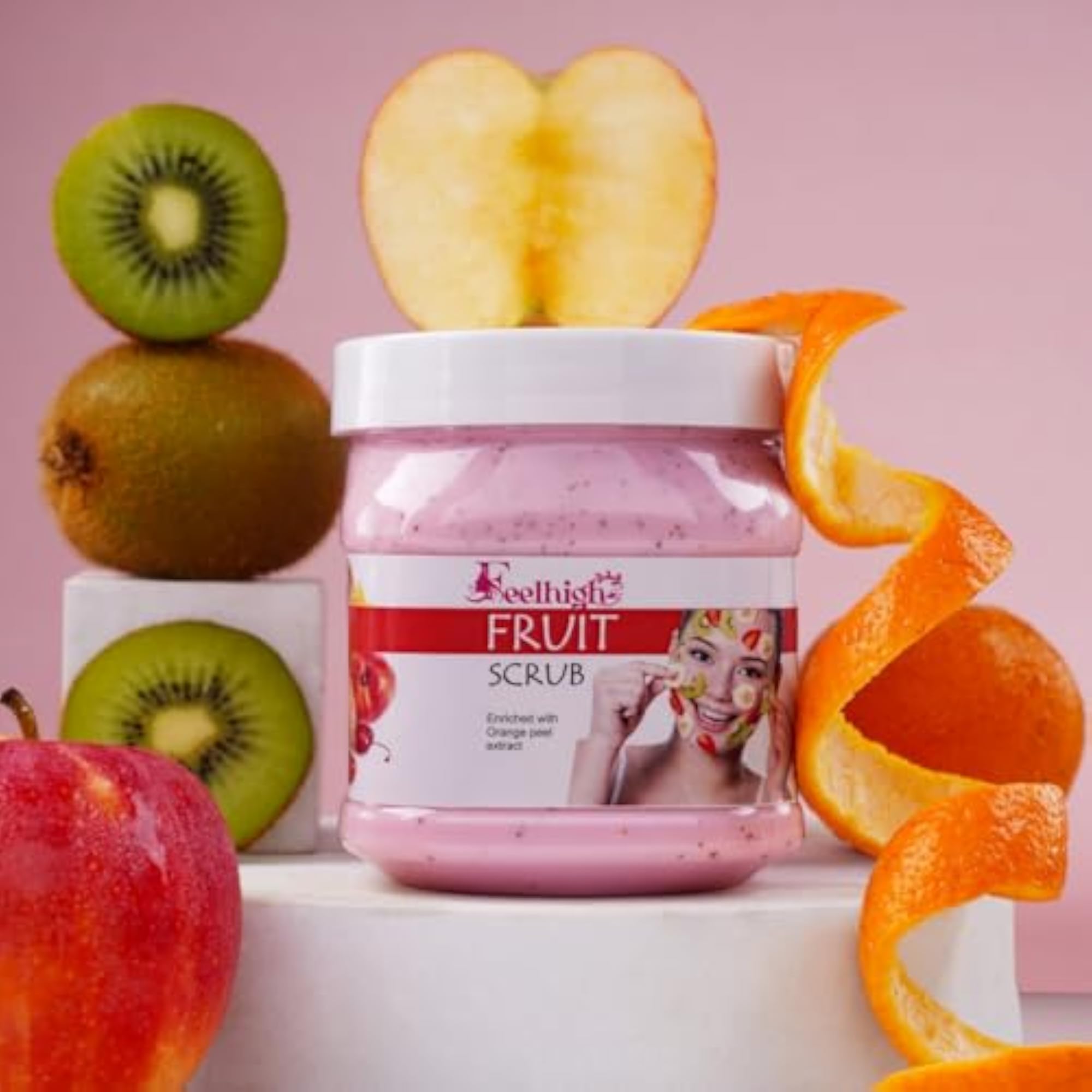 Exfoliating & Refreshing Face and Body Fruit Scrub, 500ml