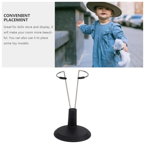 TOYANDONA 4 Stück Puppenkleidung Form Kleid Puppenständer Puppen Displayhalter Actionfigur Ständer Schaufensterpuppe Modell Ständer Zubehör für Puppenkleider Puppenhaus 15Cm