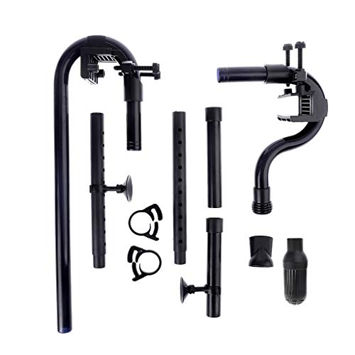 MALLdor Aquarium Water Inlet Outlet Tube Kit Fish Tank External Filter Water Pipe Fittings