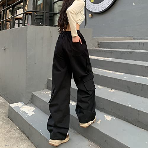 Cargo Pants Women High Waisted Streetwear Casual Pants with 10 Pockets Relaxed Fit4