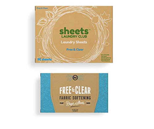 As-Seen-On-Shark-Tank-50-Laundry-Detergent-Sheets-40-Fabric-Softener-Dryer-Sheets-Plastic-Free-Compostable-Dryer-Sheet-Free-Clear-Laundry-and-Dryer-Sheets-Earth-Friendly-A-Breeze-To-Use