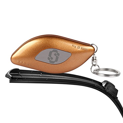 oneisall Wiper Blade Repair Tool Universal Car Windshield Wiper Durable Repair Kit Device with Key Chain Gold