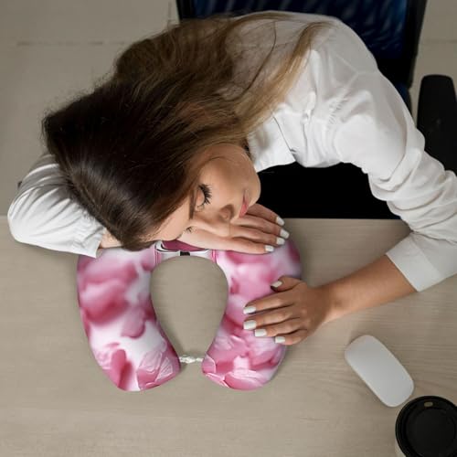 Almohada de espuma memory para viaje y transporte portátil miniatura 6