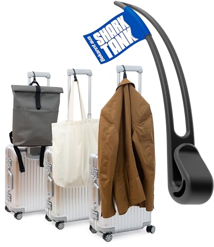 Luggage Hook Gancho para maleta para chaqueta y bolso (1 unidad). El útil gadget de viaje soporta artículos de viaje de hasta 10 kg, regalo de viaje para los amantes de los viajes y asistentes de Luggage Hook Gancho para maleta para chaqueta y bolso (1 unidad). El útil gadget de viaje soporta artículos de viaje de hasta 10 kg, regalo de viaje para los amantes de los viajes y asistentes de