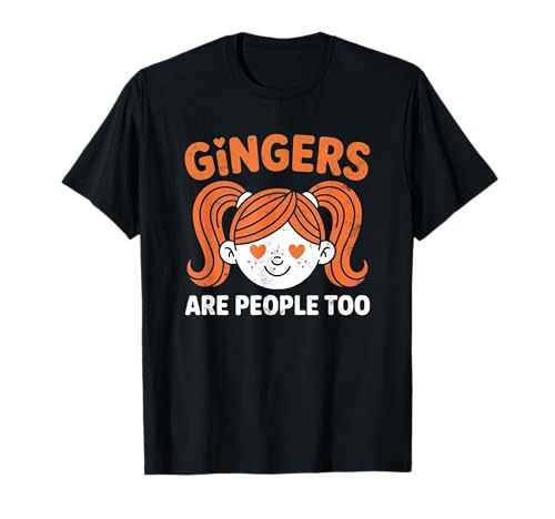 Gingers are People Too Kids Girls Funny Gingers Meme Redhead T-Shirt