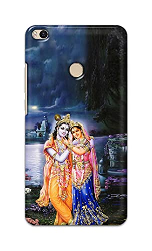 Image of Printed Hard Back Cover Case for Mi Max 2 Back Cover (Radha Krishna) -1803