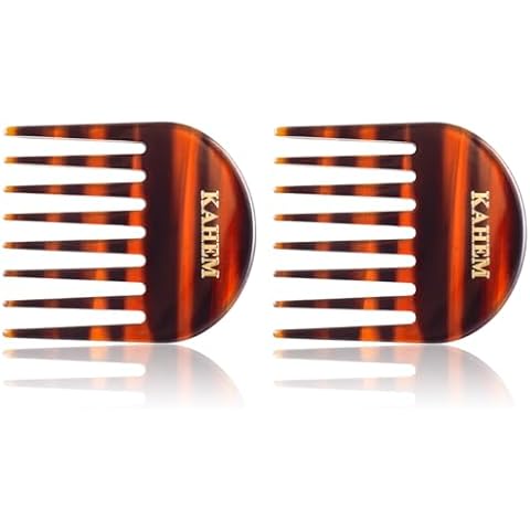 KAHEM 2-Pack Wide Tooth Combs Cover
