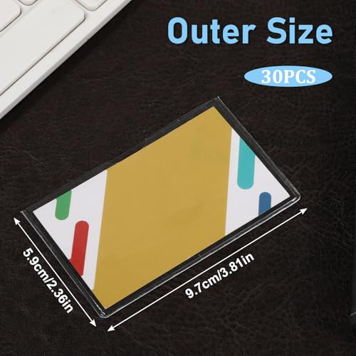 30 Pcs New Medicare Card Holder Protector Sleeves, Waterproof Social Security Card Protector for Business New Medical Insurance Id Social Security Cards2