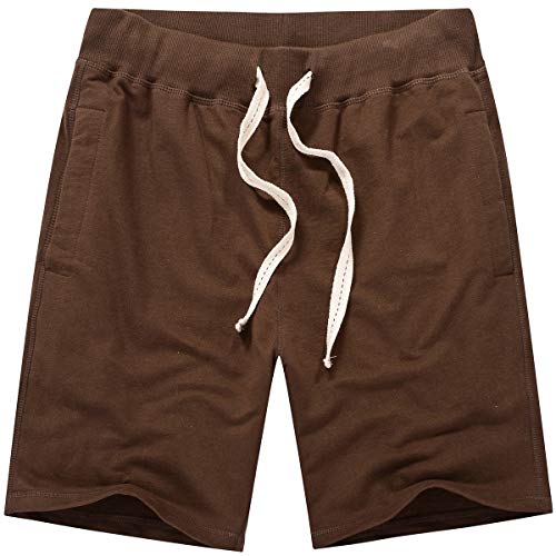 Amy Coulee Men's Casual Classic Short (2XL, Chocolate Brown)