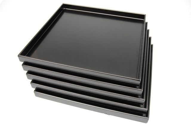 飛騨春慶塗 四方膳 懐石膳 隅切四方膳 五枚 茶道具 飛騨春慶塗 四方