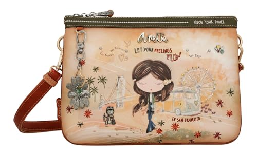 Borsa A Tracolla Peace & Love Camel Anekke